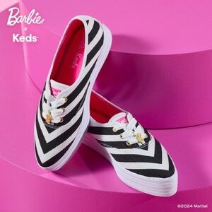 KEDS Barbie striped canvas shoes